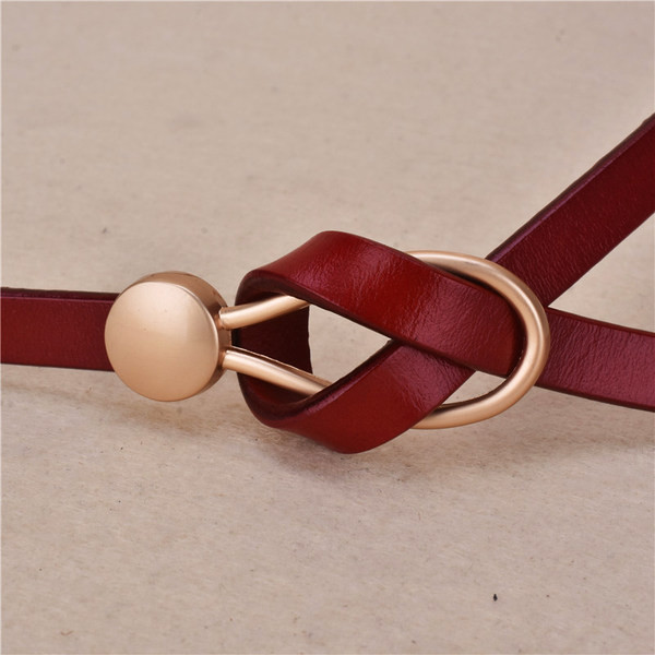 Női műbőr deréköv