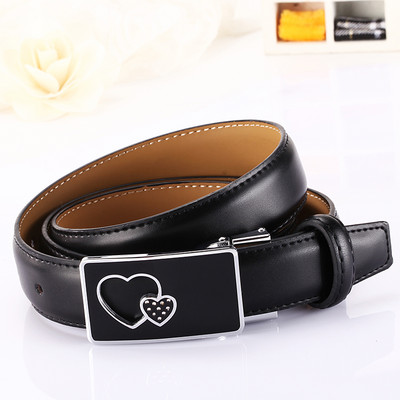 Curea de dama din imitatie din piele cu decor metalic