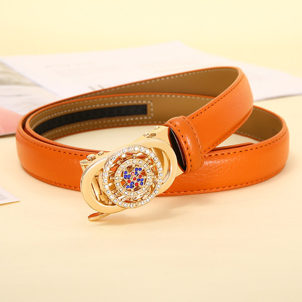 Дамски колан с цветни камъни в няколко цвята