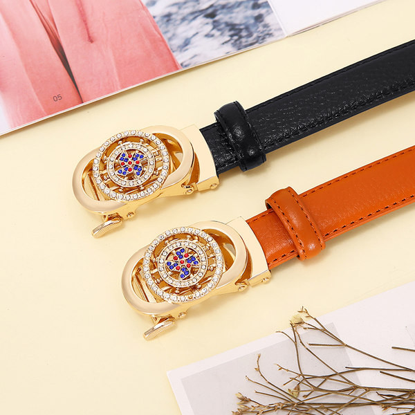 Дамски колан с цветни камъни в няколко цвята