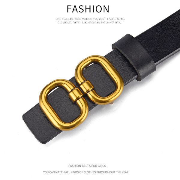 Curea de dama cu inchidere metalica - piele ecologica