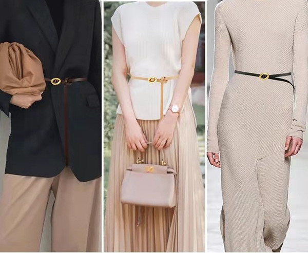 Új modell női bőr öv