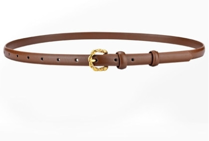 Stílusos női vékony bőr öv nőknek