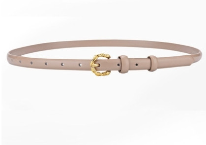 Stílusos női vékony bőr öv nőknek