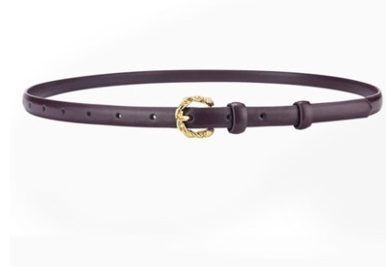 Stílusos női vékony bőr öv nőknek