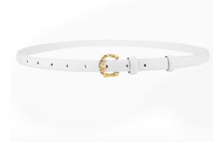 Stílusos női vékony bőr öv nőknek