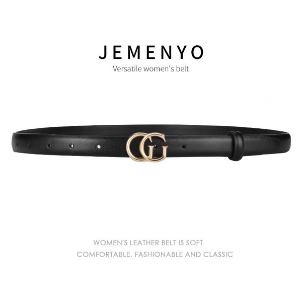 Modern bőr öv fém csattal több színben