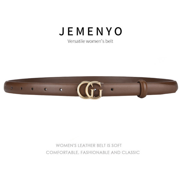 Modern bőr öv fém csattal több színben