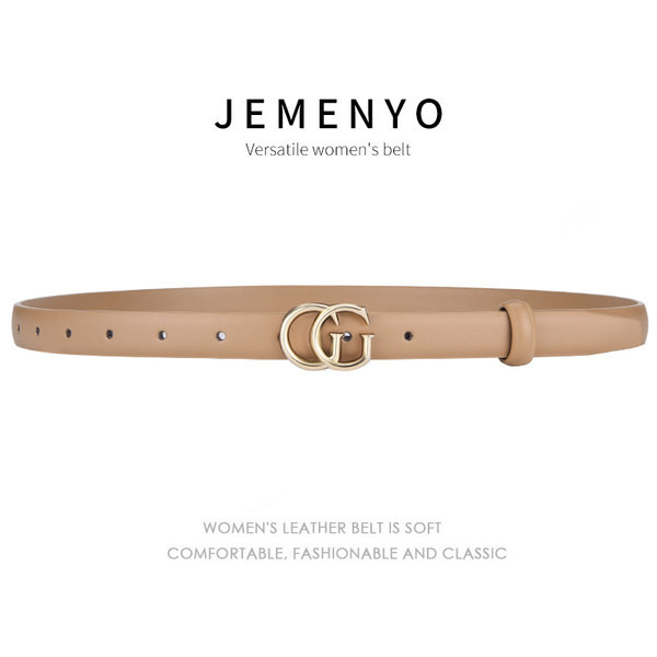 Modern bőr öv fém csattal több színben