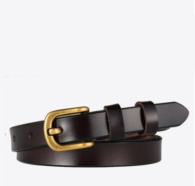 Stílusos női öv ekobőr sima modellből