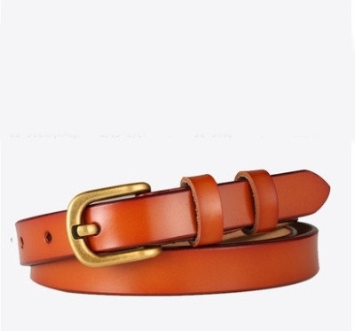 Stílusos női öv ekobőr sima modellből