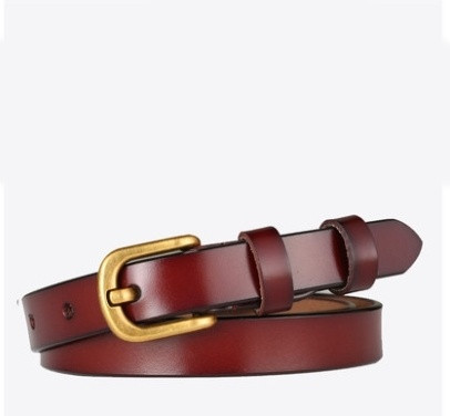 Stílusos női öv ekobőr sima modellből