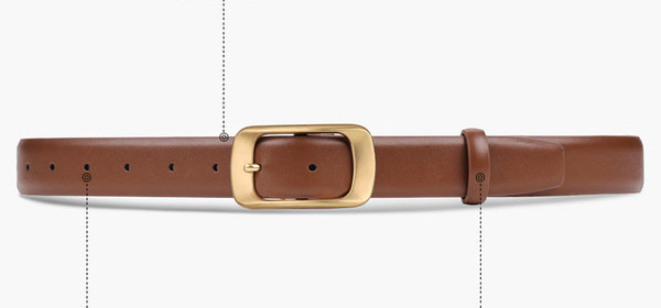 Női öv fekete és barna színben