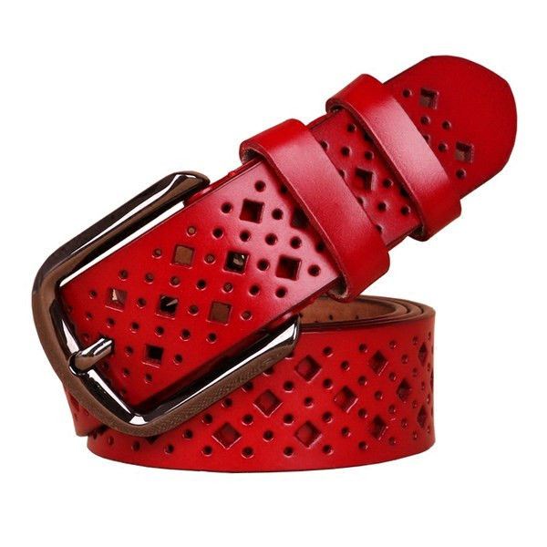 Női mindennapi bőr öv többféle színben