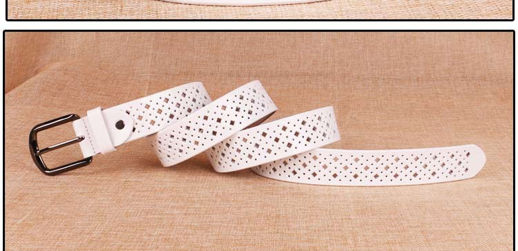 Női mindennapi bőr öv többféle színben