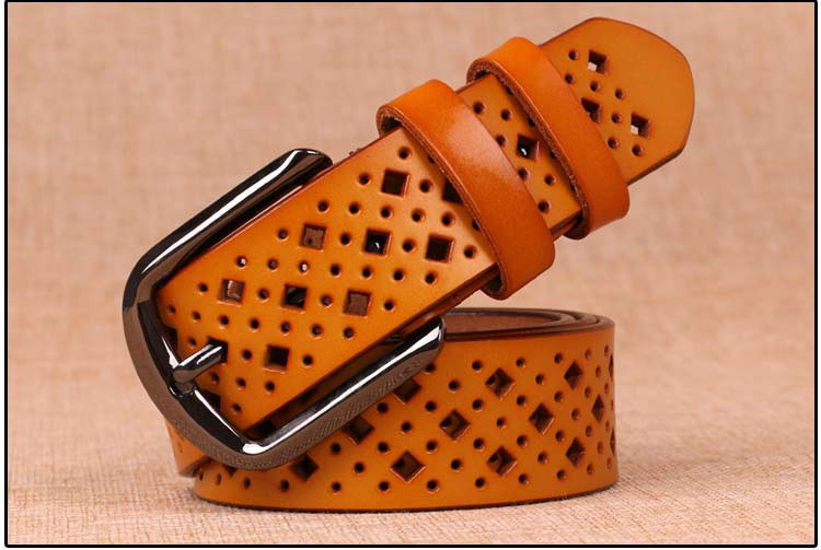 Női mindennapi bőr öv többféle színben