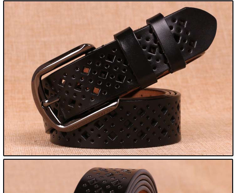 Női mindennapi bőr öv többféle színben