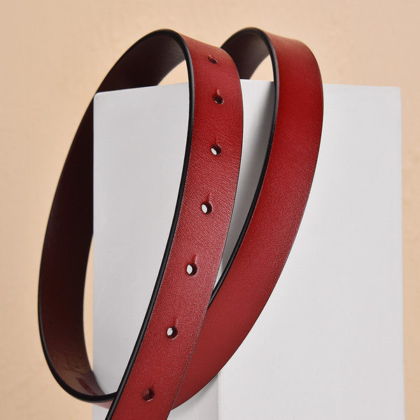 Дамски кожен колан -с метално закопчаване