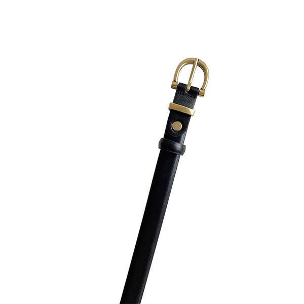 Modern műbőr öv fekete és barna színben