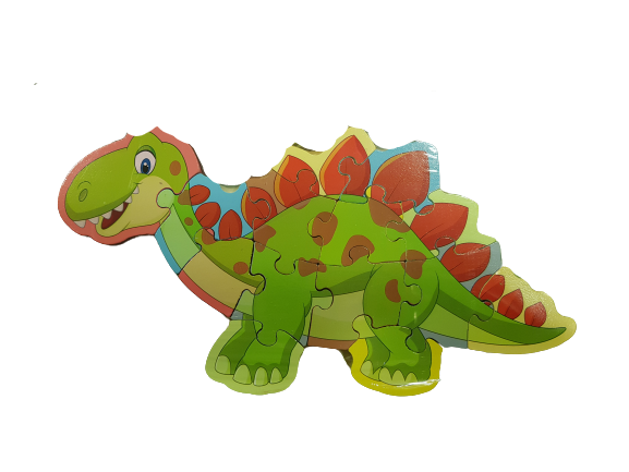 Пъзел Ahelos, Динозавър, Дървен,  30х18см.