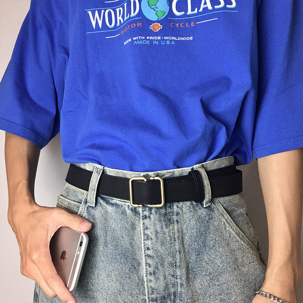 Ζώνη καθημερινή με μεταλλική πόρπη