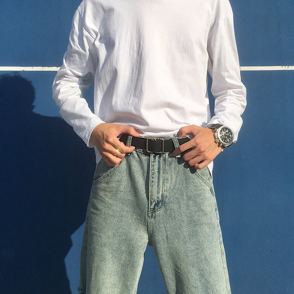 Ζώνη καθημερινή με μεταλλική πόρπη