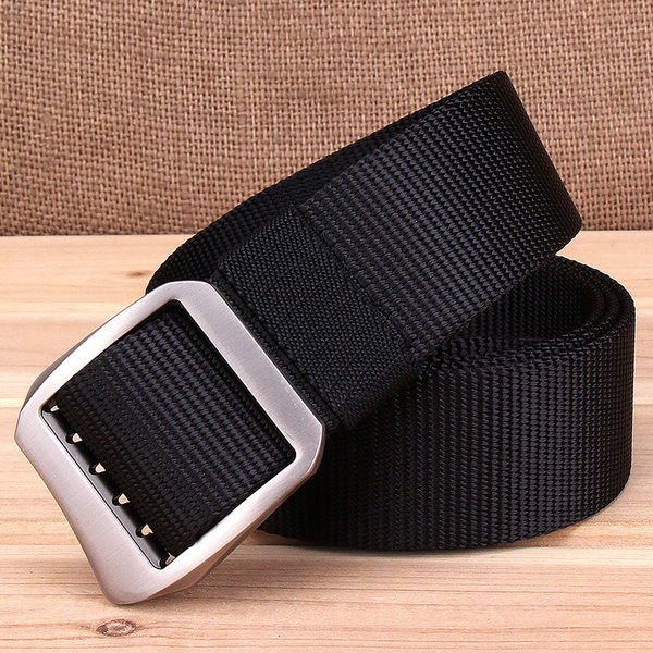 Centura textila pentru barbati si femei cu inchidere metalica