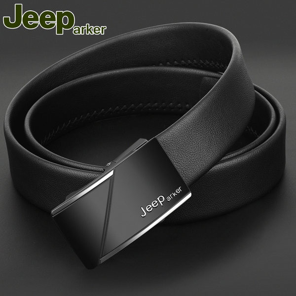 Férfi öv téglalap alakú csattal fekete színben