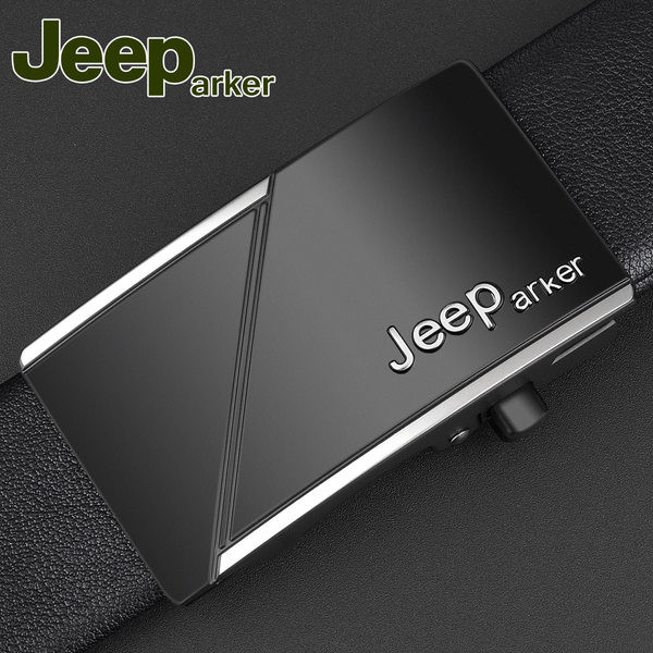 Férfi öv téglalap alakú csattal fekete színben