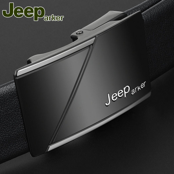 Férfi öv téglalap alakú csattal fekete színben