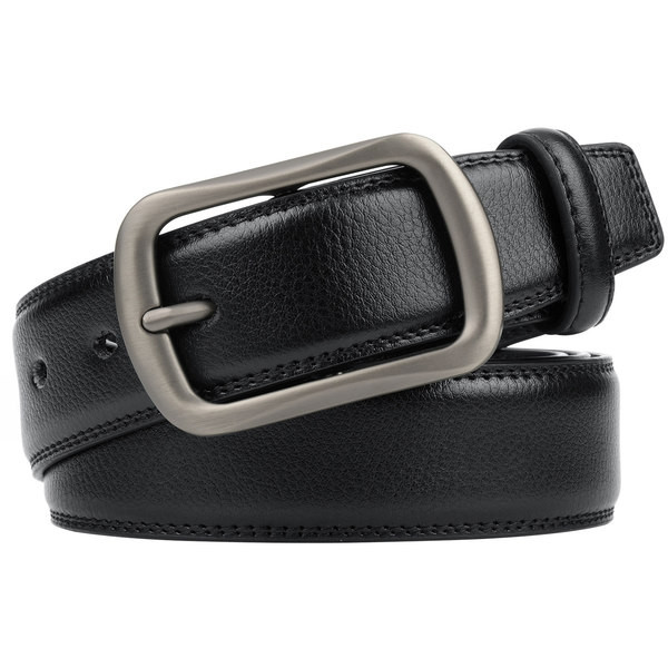 Cureaua barbateasca model simplu cu catarama dreptunghiulara