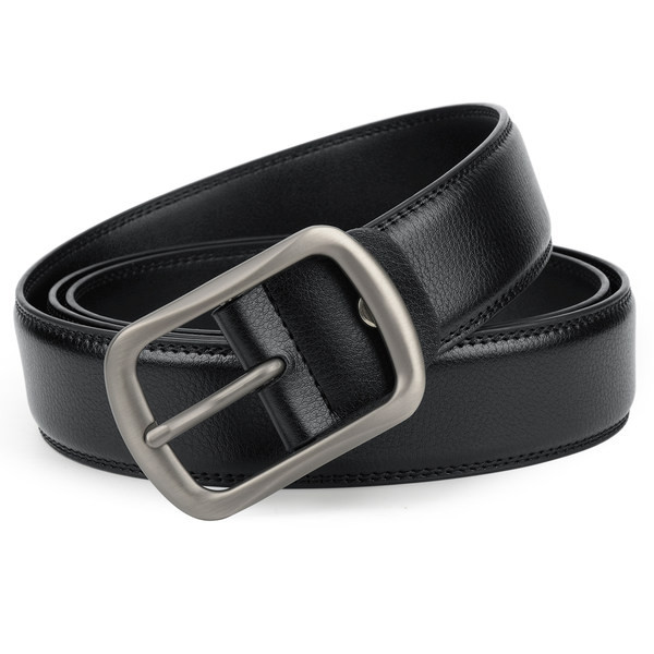 Cureaua barbateasca model simplu cu catarama dreptunghiulara