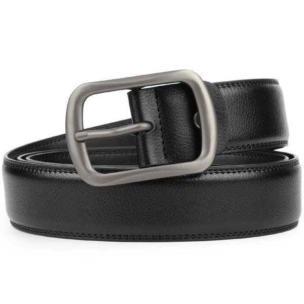 Cureaua barbateasca model simplu cu catarama dreptunghiulara