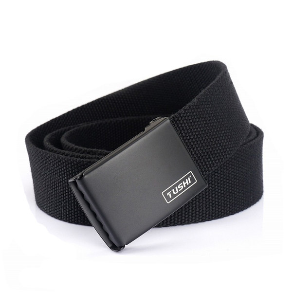 Мъжки платнен колан с катарама -няколко цвята