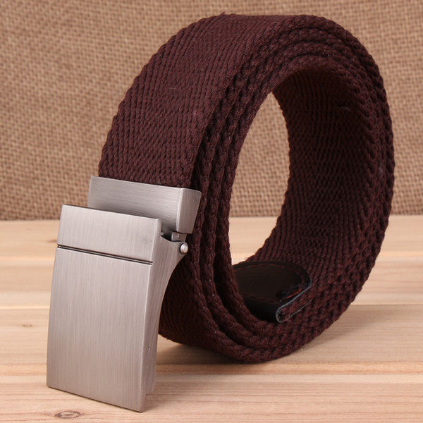 Férfi öv fém csattal - sima modell