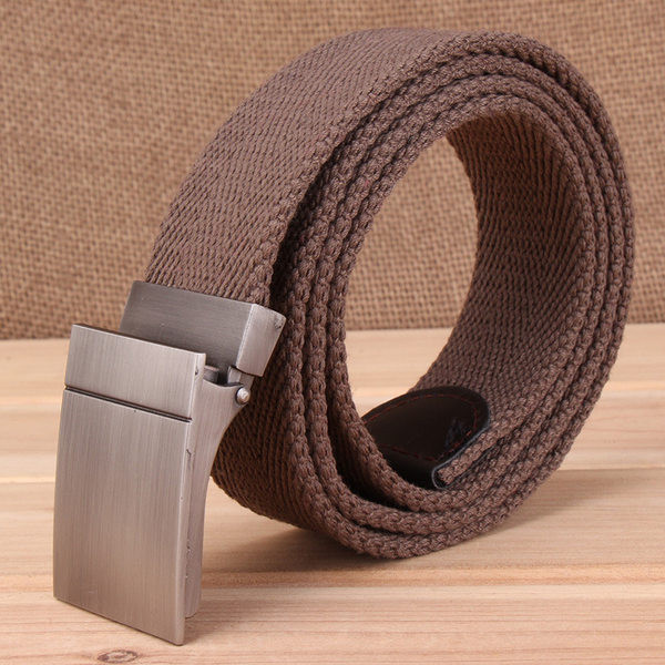 Férfi öv fém csattal - sima modell