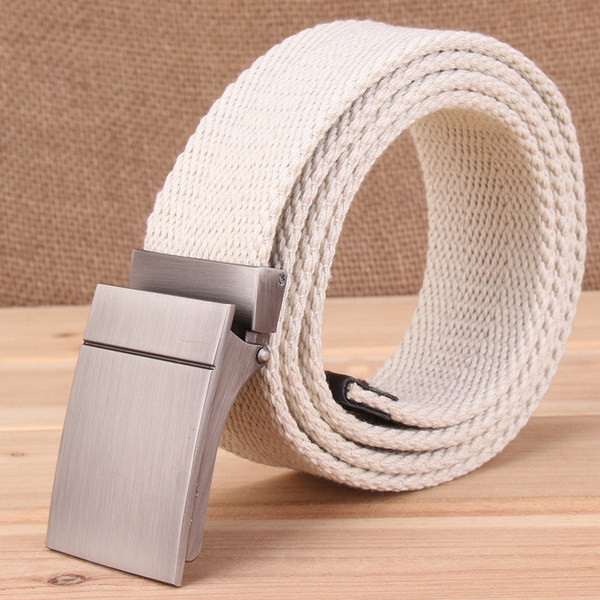 Férfi öv fém csattal - sima modell