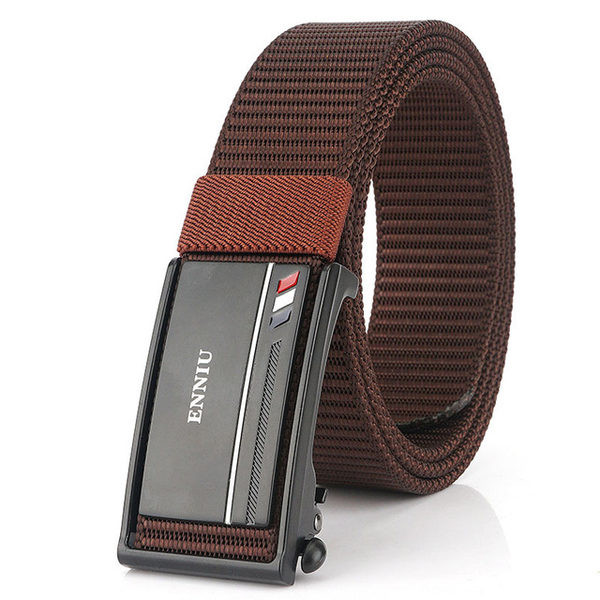 Férfi vászon öv fém csattal