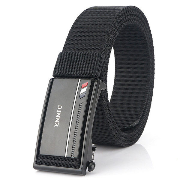 Férfi vászon öv fém csattal