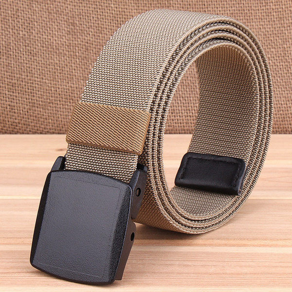 Vászon férfi öv csattal