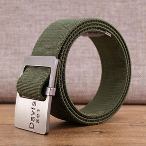 Curea textila cu catarama metalica