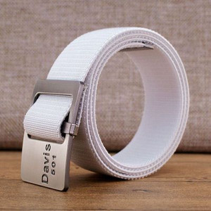 Curea textila cu catarama metalica