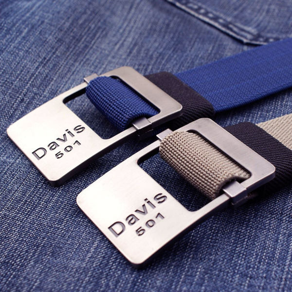 Curea textila cu catarama metalica