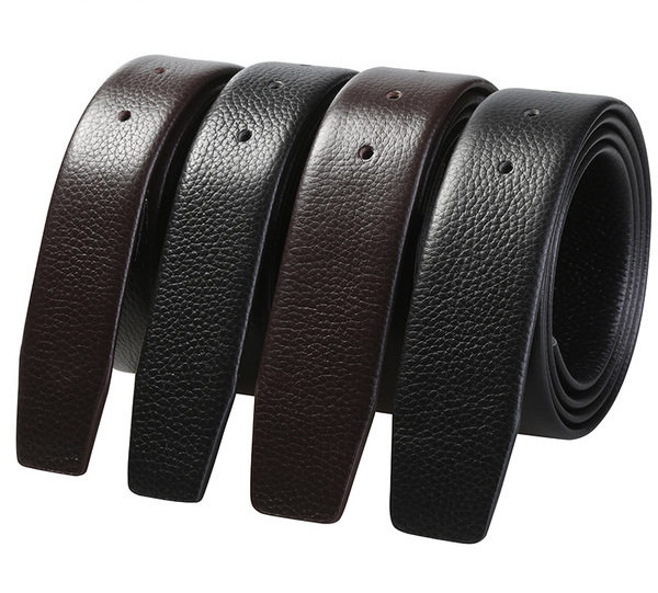 Férfi eco bőr öv csat nélkül