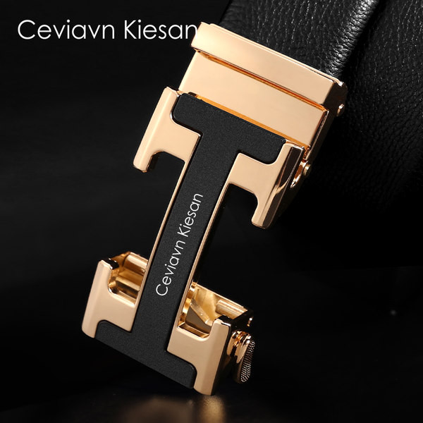 Curea barbati cu catarama metalica - piele ecologica