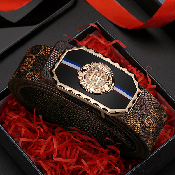 Ανδρική ζώνη με μεταλλική πόρπη