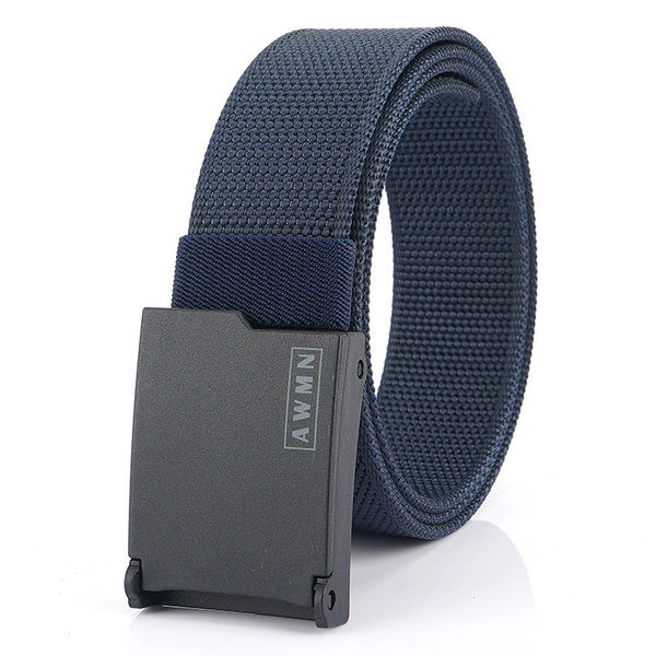 Paprastas tekstilinis diržas su metaline sagtimi