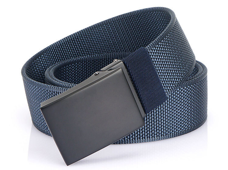 Alkalmi férfi textil öv fém rögzítéssel