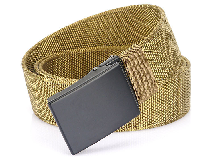 Alkalmi férfi textil öv fém rögzítéssel