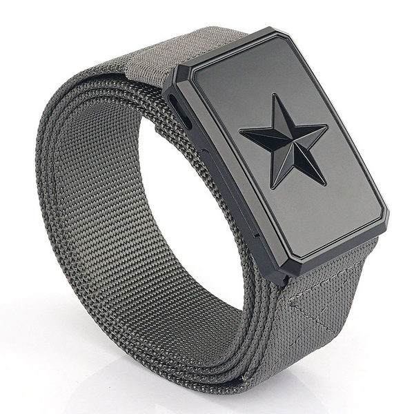 Férfi textil öv díszítéssel és rátéttel